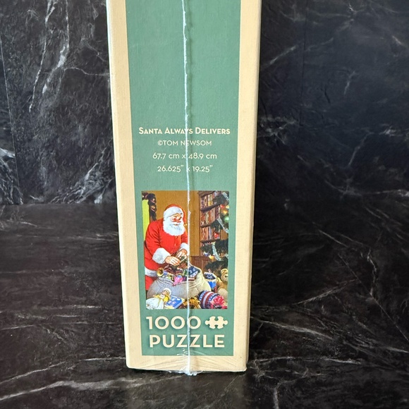 COBBLE HILL Tom Newsom “Santa Always Delivers” 1000 Pieces Puzzle - Picture 5 of 8
